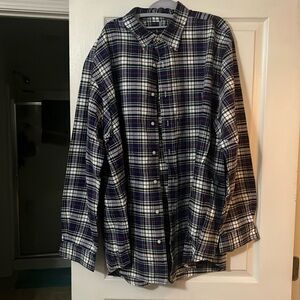 Ralph Lauren long sleeve plaid shirt